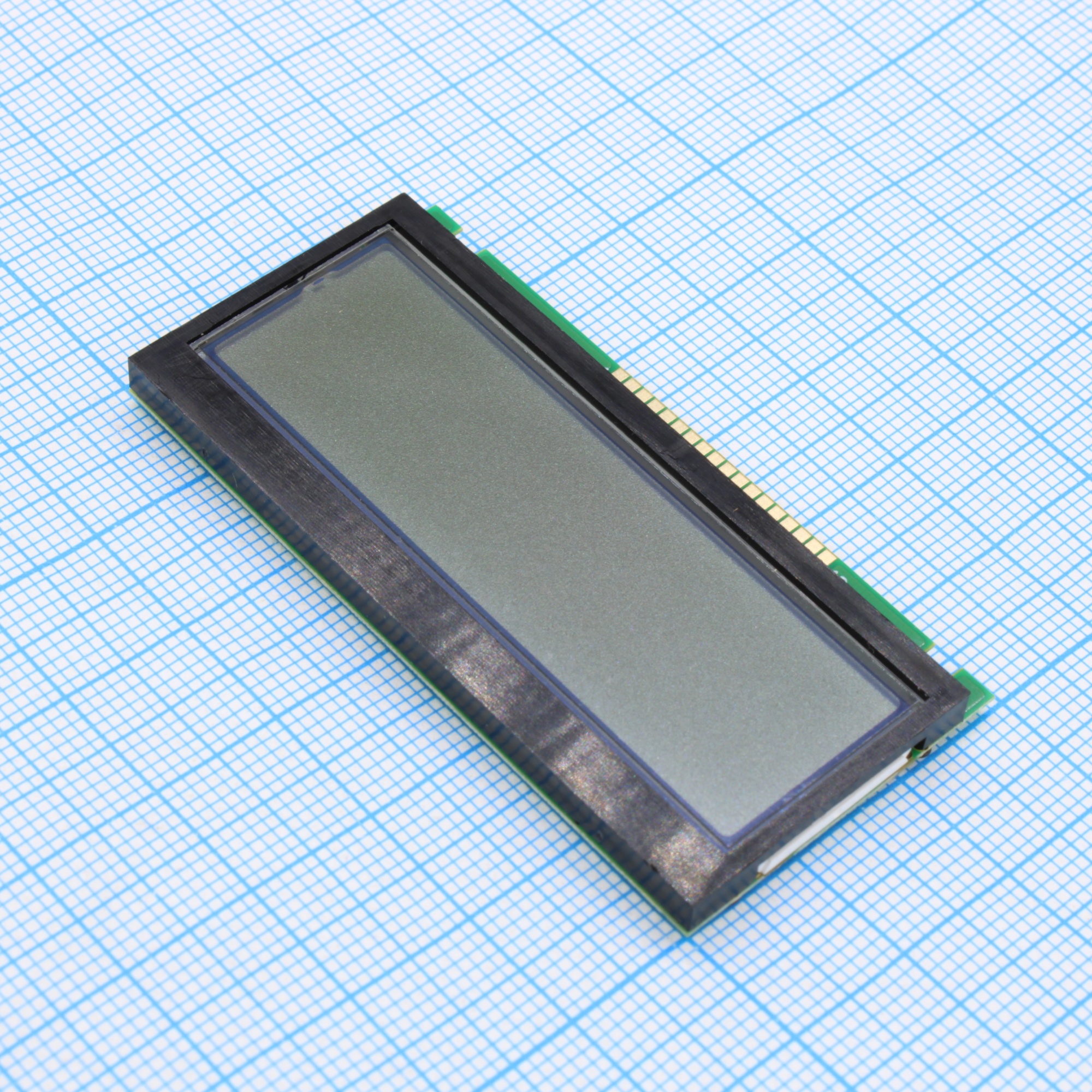 WG12232D-YFH-V#J - ЖКИ графич, 122 x 32, FSTN белый Positive/Transfl, подсв. LED Ж-Зел, VDD = 5V, 6 o`cl, -20...+70C