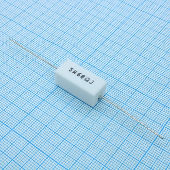 SQP5WJ68RB - Резистор цементный аксиальный 68Ом ±5% 5Вт