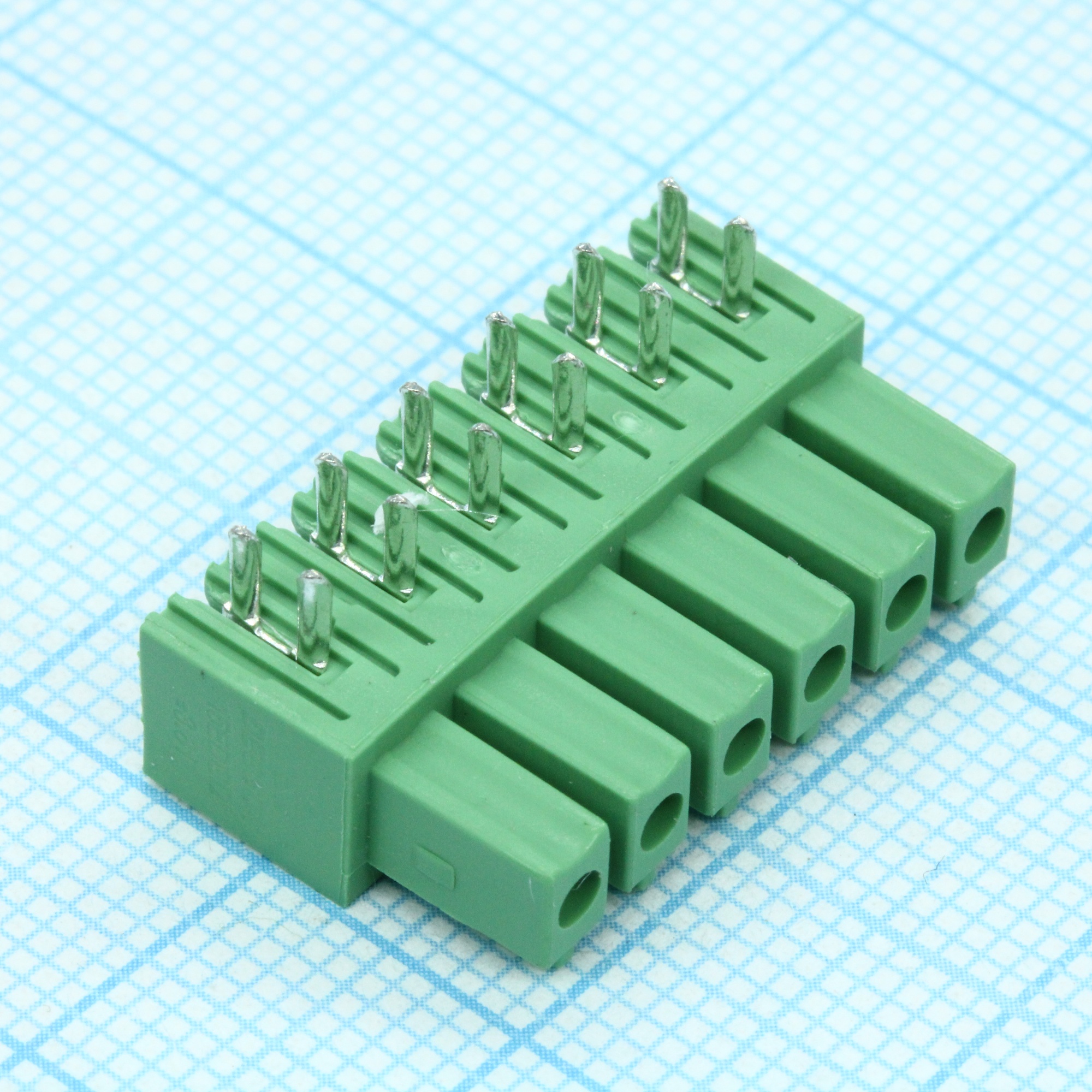 15EDGA-3.81-06P-14-00A(H) - Разъемный клеммный блок, 6 контактов. Серия 15EDGA-3.81