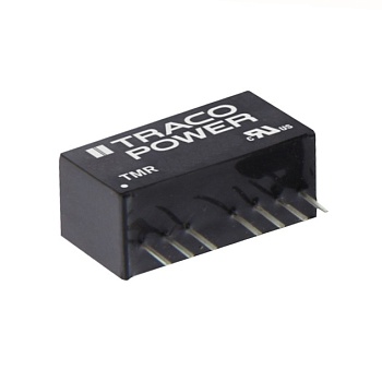 TMR 6-2412WI - Преобразователь DC/DC на печатную плату вход 24В однополярный выход 12В 0.5A 6Вт 7-Pin SIP модульный