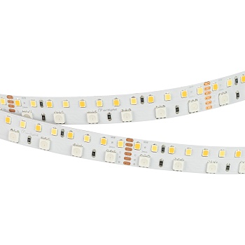 Лента RT-BA180-15mm 24V RGBW-MIX (28.8 W/m, IP20, 5060/2835, 5m) 022707(2) - 5-цветная RGB+W+WW лента LUX, светодиоды RGB smd 5060 + smd 2835, 180шт/м (900шт на 5м), белая плата 15мм, скотч 3М. Цвет RGB+БЕЛЫЙ 5800-6500К+ТЁПЛЫЙ 2600-2800К, угол 120°. Питан