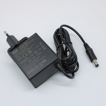 NGE18E18-P1J - AC-DC, 18Вт, сетевой адаптер, выход 18В/1А, вход 80...264В AC, 47...63 Гц, изоляция 4000B DC, 2xMOPP, 48x28*x55мм, -30...+70C, евровилка, выходной разъем 11мм, диам. 5.5х2.1мм