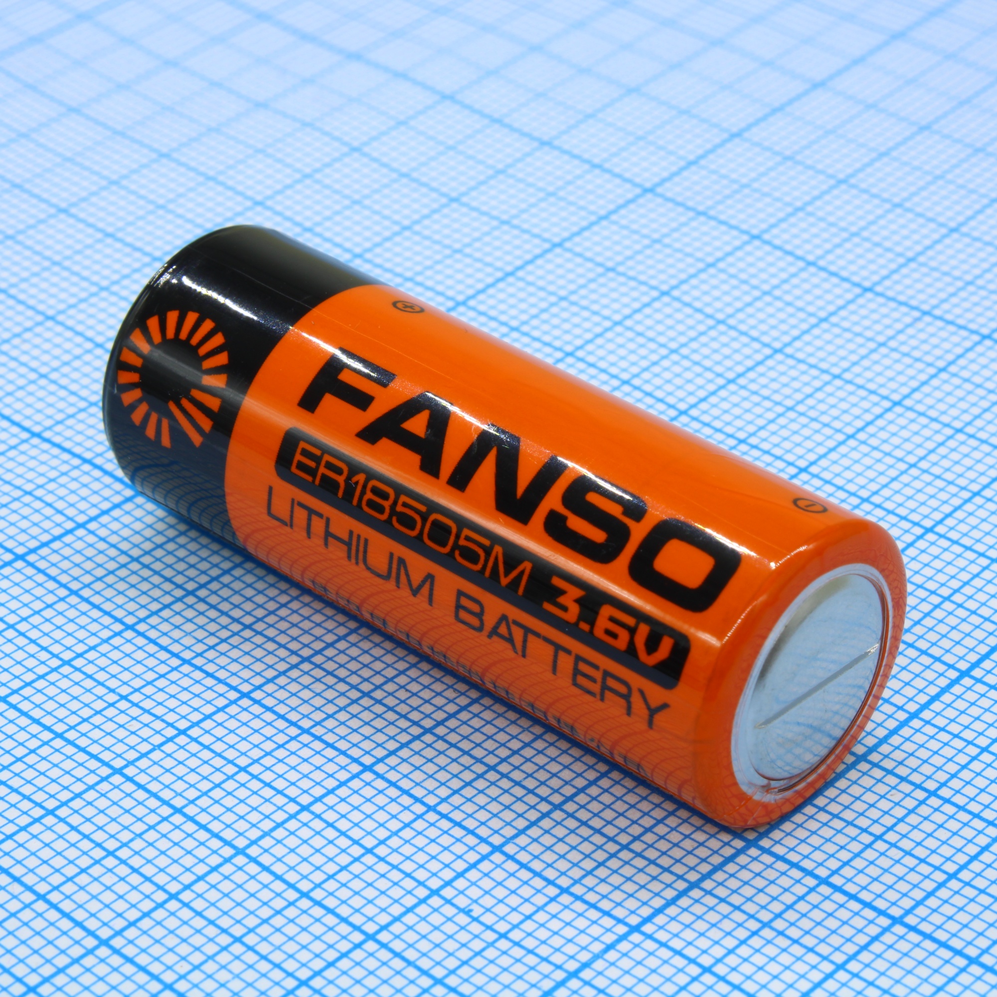 ER18505M/S - Li, SOCl2 батарея типоразмера A, 3.6 В, 3.5Ач, стандартная форма, -55...85 °C