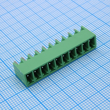 15EGTVC-3.5-10P-14-00. - Разъемный клеммный блок на плату, 10 контактов. Серия 15EGTVC-3.5