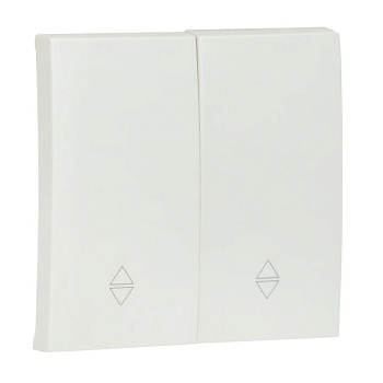 Валенсия лицевая панель выключателя 2-кл. проходного 10А жемчуг PROxima ESV10-L-027-50