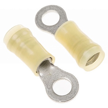 130171 - Клемма с кольцевым наконечником, 10-12AWG 27.7mm 9.5mm, изолированная