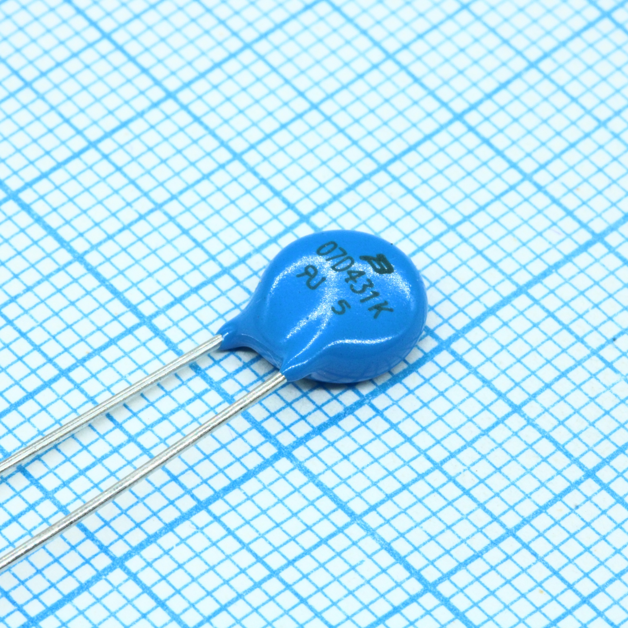 MOV-07D431K - Варистор 275Vac/350Vdc, 1200A, 430V(1mA), радиальные выводы