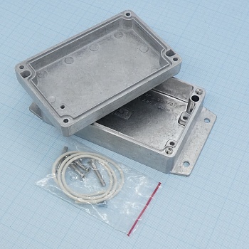 G107MF - Герметичный алюминиевый корпус с фланцами, IP65, некрашеный