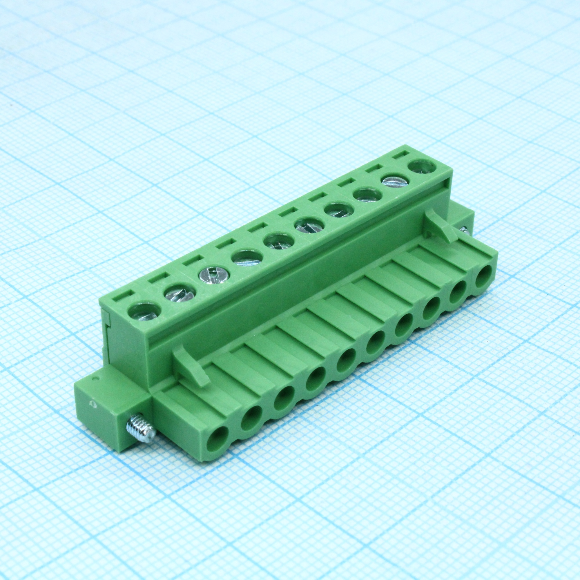 2EDGKM-5.08-10P-14-00A(H) - Разъемный клеммный блок, 10 контактов шаг 5.08мм