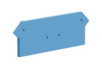 Торцевая крышка 225104 - Торцевая крышка для клемм TA2.5-2-2, цвет: оранжевый