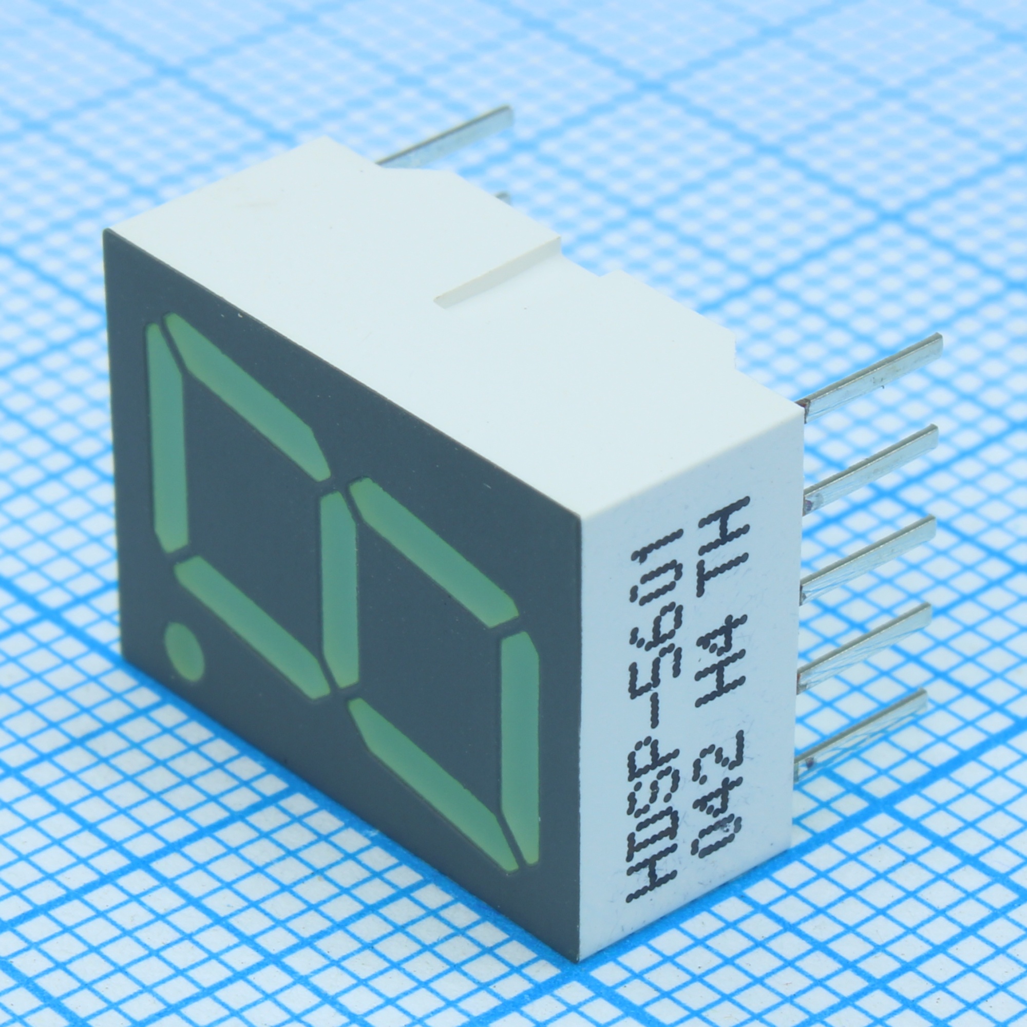 HDSP-5601-GH000 - Индикатор светодиодный зеленый 7-сегментный, HDSP-5601