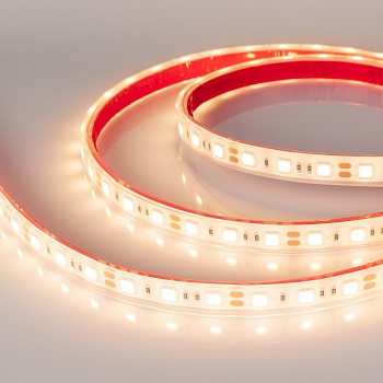 Лента герметичная RTW-PFS-B60-13mm 12V Warm3000 (14.4 W/m, IP68, 5060, 5m) 034033 - Светодиодная гибкая лента RTW-B60, герметичная IP68 (PFS-полная силиконовая экструзия). Светодиоды 5060, 60 шт/м (300 шт на 5 м), белая плата 13 мм, скотч 3M. Цвет ТЁПЛЫЙ 