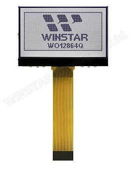WO12864Q-TFH# - ЖКИ графич, 128 х 64, COG, STN Positive/Transfl, подсв. LED Белая, VDD = 3V,  -20...+70C