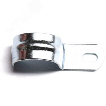 Держатель оцинкованный односторонний, д.8мм с крепежным отверстием 8,5х6 мм 53328