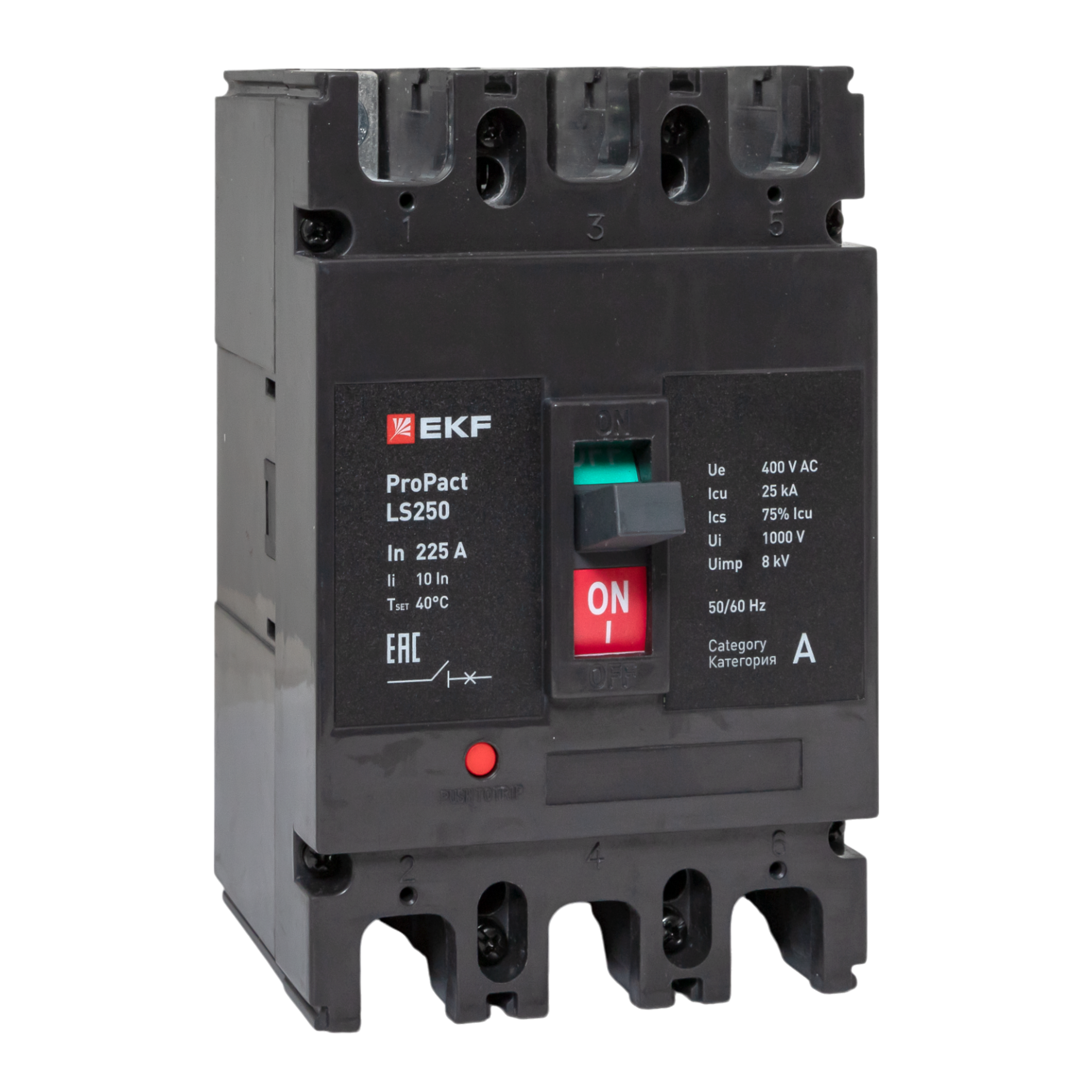 Автоматический выключатель LS250 25кА 3P 225А ProPact EKF