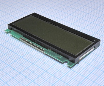 WG12232D-YYH-V#A - ЖКИ графич, 122 x 32, STN Ж-Зел Positive/Transfl, подсветка LED Ж-Зел, VDD = 5V, 6 o`cl, -20...+70C