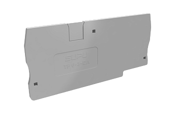 Торцевая крышка TP6-3-GY-EA - Торцевая крышка для клемм TP6-3-..., цвет: серый