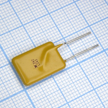 LVR040K - Самовосстанавливающийся предохранитель PTC 0.4A(hold) 0.9A(trip) 240V 5.5A 2W 24s 0.6Ohm Radial 11.5 X 3.8 X 20.9mm формованные выводы россыпь