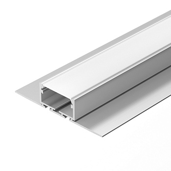 Профиль PLS-LOCK-H15-T-HIDE-3000 042807 - Алюминиевый профиль для светодиодных лент и линеек, встраиваемый в гипсокартон толщиной 12 мм, под строительную отделку. Позволяет создать линию света шириной 22 мм. без видимых частей алюминия. Монтируется между 