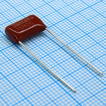 TS02002G152KSB0D0R - Конденсатор металлоплёночный полиэтилентерефталатный 1500пФ 400В ±10% радиальный 10мм 85°С россыпь