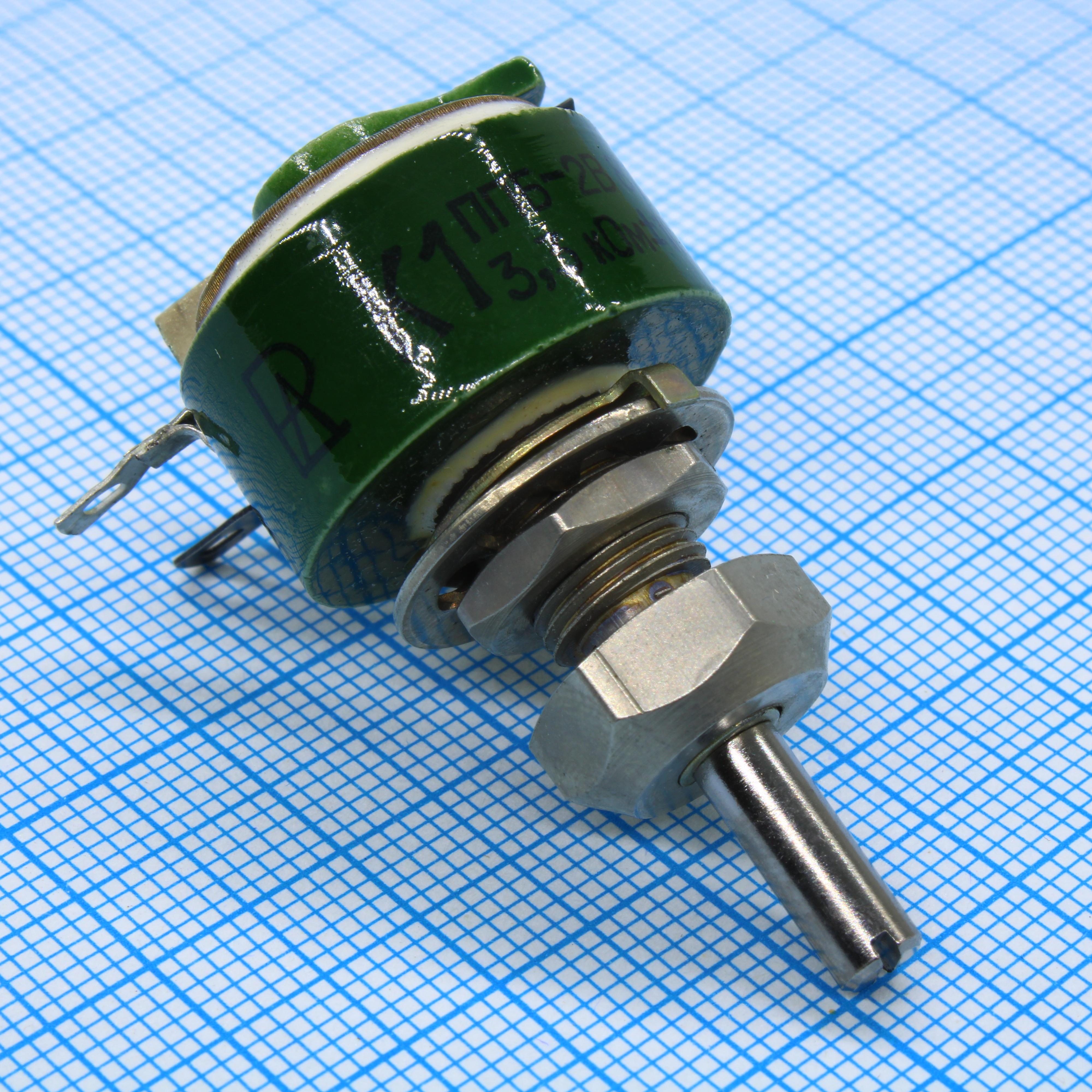 ППБ-2В   3.3К ±10% - Резистор переменный проволочный 3.3кОм ±10% 2Вт