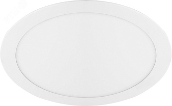 Светильник светодиодный ДВО-24w 4000K 1500Лм slim белый 28967