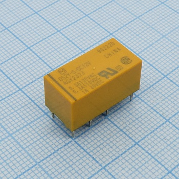 DS2Y-S-DC12V - Сигнальное реле, DPDT, 12 В DC, 2 А