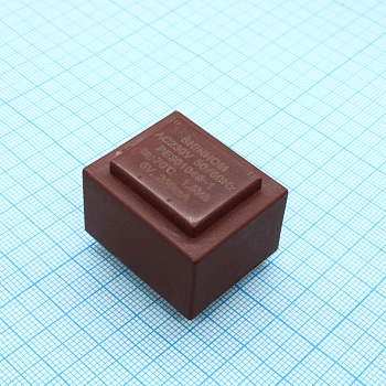 PE301049-1 - Трансформатор питания 1.5ВА  230В 6В/250мА ta 70°C (EI 30/10.5) 22.5мм