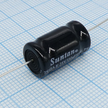 TS13AE1E331MSB000R - Электролитический конденсатор с аксиальными выводами 25В 330мкФ 10*16