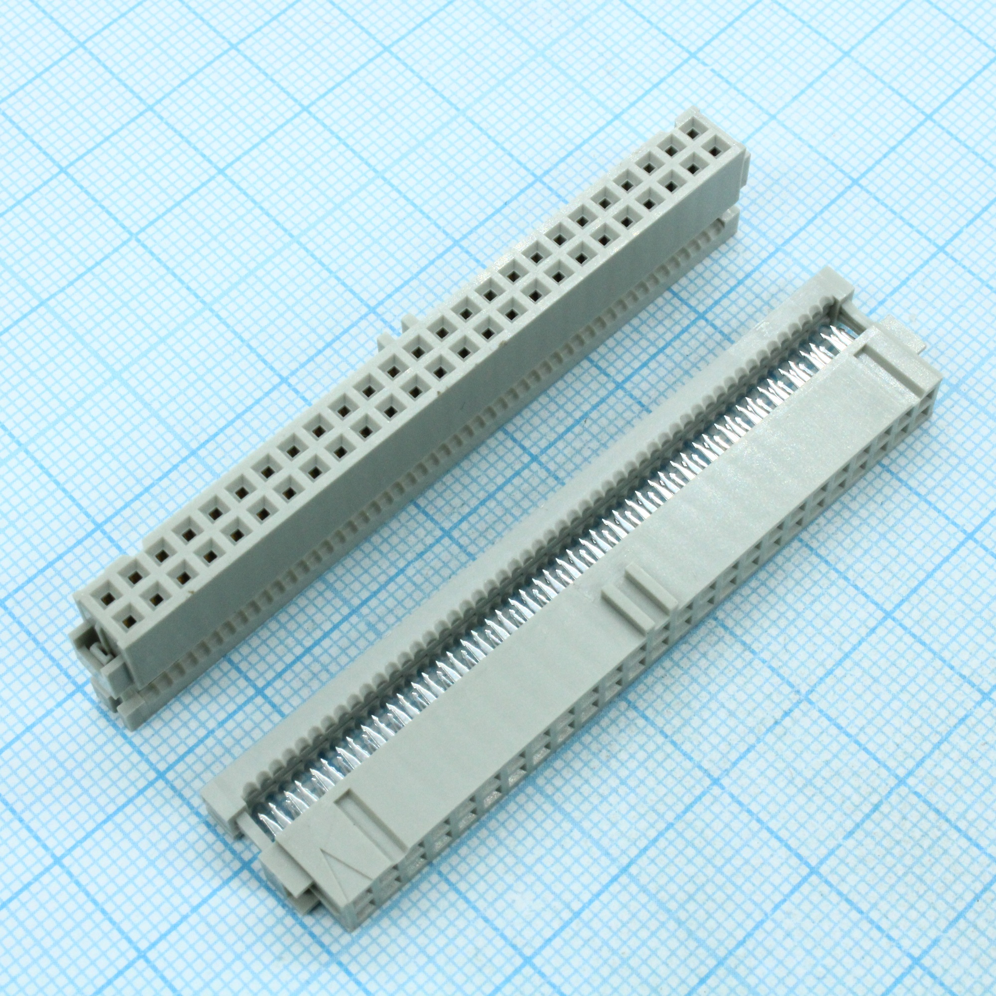 5-215882-0 - Разъем типа провод-плата, 2.54 мм, 50 контакт(-ов), Гнездо, Серия AMP-LATCH, IDC / IDT, 2 ряд(-ов)