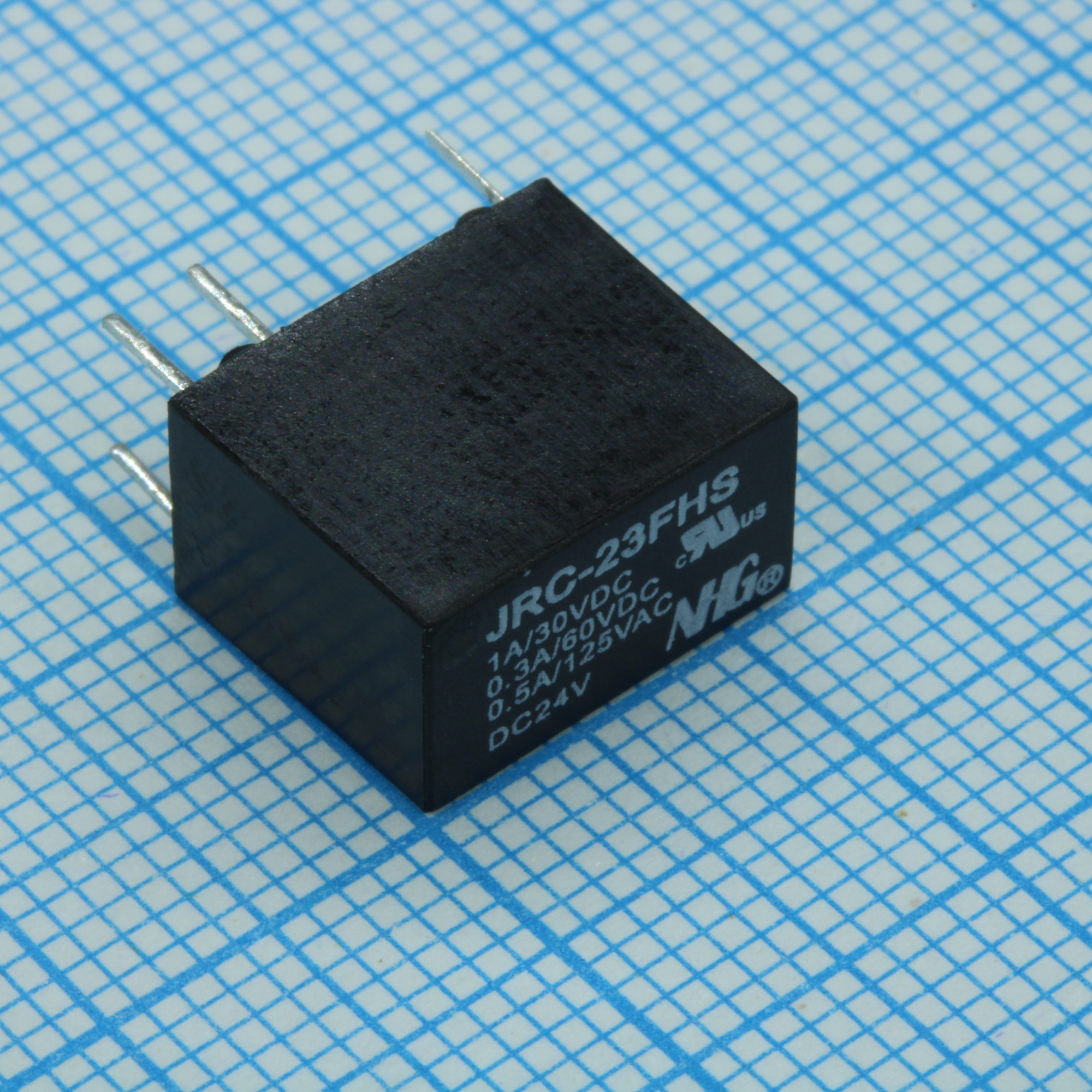 JRC-23F-HS-24VDC - Сигнальное реле 1А одна контактная группа на переключение катушка 24В 0.15Вт