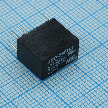 JRC-23F-HS-24VDC - Сигнальное реле 1А одна контактная группа на переключение катушка 24В 0.15Вт