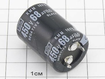 Конденсатор 68мкФ 450В 22x30 105°C