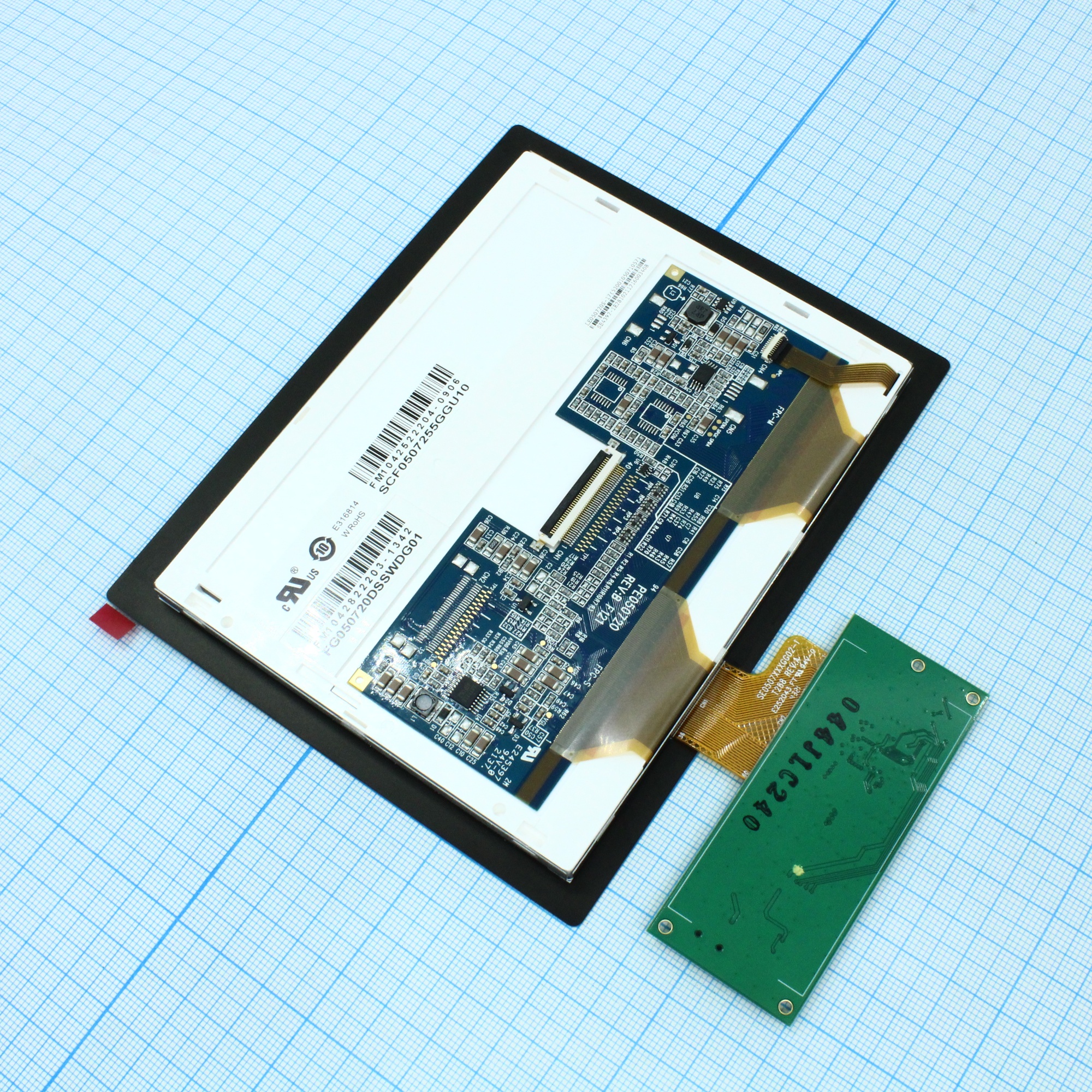 SCF0507255GGU10 - TFT 5.7'' (SCN0507255GGU05 + FG050720DSSWDG01), 640х480, питание 3.3В RGB шина I2C, -20°С....+70°С