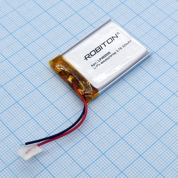 LP402535 - Аккумулятор литий-полимерный (Li-Pol) 4*25*35мм, с защитой