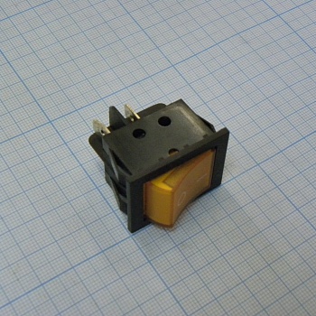 SWR 201-3C3 Ч/Ж IRS - Переключатель клавишный с подсветкой