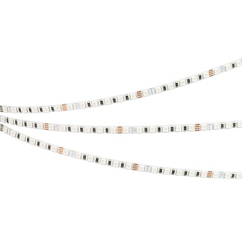 Лента RT-G120-5mm 24V RGB (7.5 W/m, IP20, 3838, 5m) 036216 - Светодиодная RGB лента серии RT-G120, открытая IP20. Светодиоды 3838, 120 шт/м (600 шт на 5 м), белая плата 5 мм, скотч 3M. Цвет RGB (3 канала управления), угол 120°. Питание 24V, мощность 7.5 В