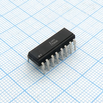 LTV-846 - Оптопара транзисторная четырехканальная 5кВ /80В 0.05A Кус=50...600% 0.2Вт -30...+100°C