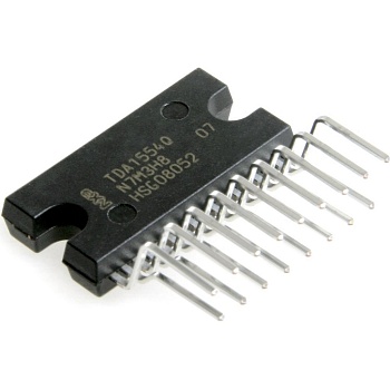 TDA1554Q - УHЧ 4 x 11Вт, 2 x 22Вт (14.4В/4 Ом)