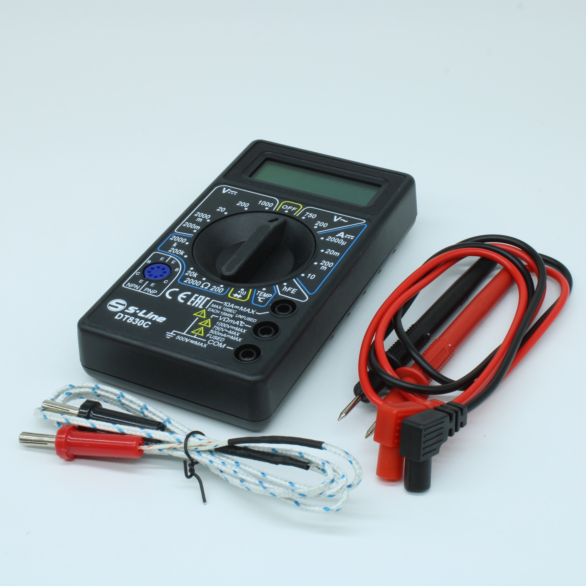 DT-830C - Мультиметр цифровой