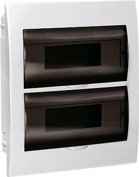 Бокс ЩРВ-П-24 мод. встраив. пластик IP41 MKP12-V-24-41-G