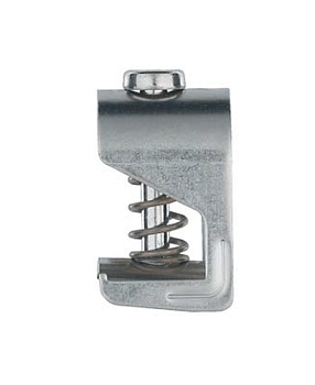 Прижим кабельный SKN 16-24 - Зажим для подключения экранированного кабеля, тип фиксации провода: зажим, цвет: серый, тип монтажа: шина 18х3