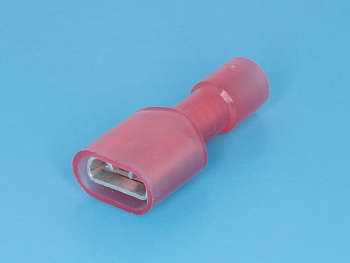 TAI-1.25MIF - Клемма ножевая 6,3мм, гнездо на провод 0,5-1,5мм, полностью изолированная, кратно 100шт.