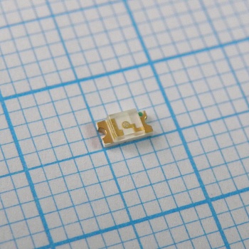 FYLS-1206PGC - Светодиод smd 3,2х1,6мм/зеленый/525нм/360мкд/прозрачный/140°