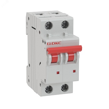 Автоматический выключатель модульный YON MD63 2P 5А C 6kA MD63-2C5-6