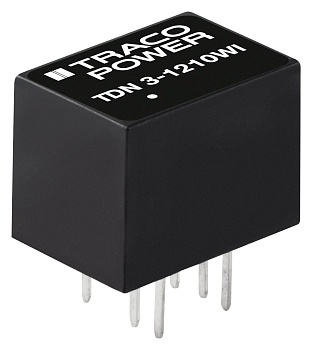 TDN 3-4811WI - Преобразователь DC/DC на печатную плату вход 48В однополярный выход 5В 0.6A 3Вт 6-Pin DIP модульный