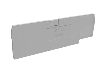 Торцевая крышка TC4-4-GY-EA - Торцевая крышка для клемм TC4-4-..., цвет: серый