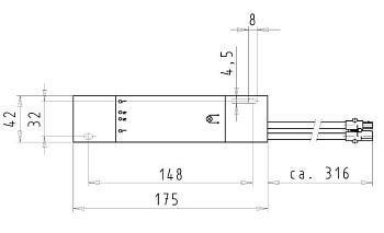 Блок питания 99.450.9999.9 - Блок питания номинальное напряжение первичной обмотки 230 В, вторичной обмотки 11,7 В, диапазон мощности 35-105 Вт, выход оконечен разъемом gesis ST16, цвет: белый, серия gesis ST16