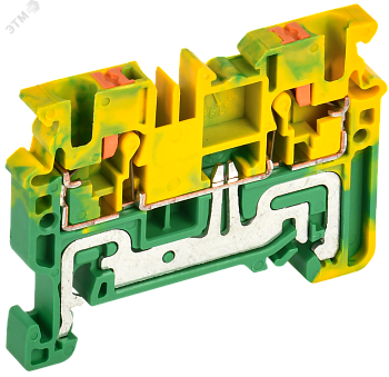 Колодка клеммная CP-PEN земля 2,5мм2 желто-зеленая YCT21-00-K52-002