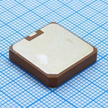 BY-GPS-GLONASS-184-SMD - Антенна GPS/GLONASS, пассивная керамическая, 3дБ, 18x18мм
